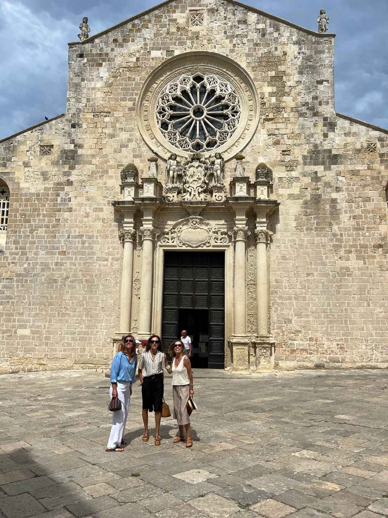 Arancha Mato en las calles de Lecce